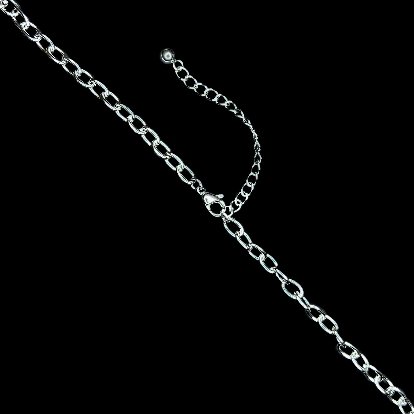 Nightshard Snowflake Obsidian Pendant - Schneeflockenobsidian Kette