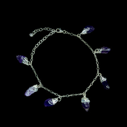 Amethyst Drips Bracelet - Amethyst Splitterarmband