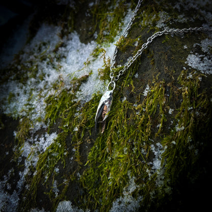 Smoky Quartz Root Pendant - Rauchquarz Halskette
