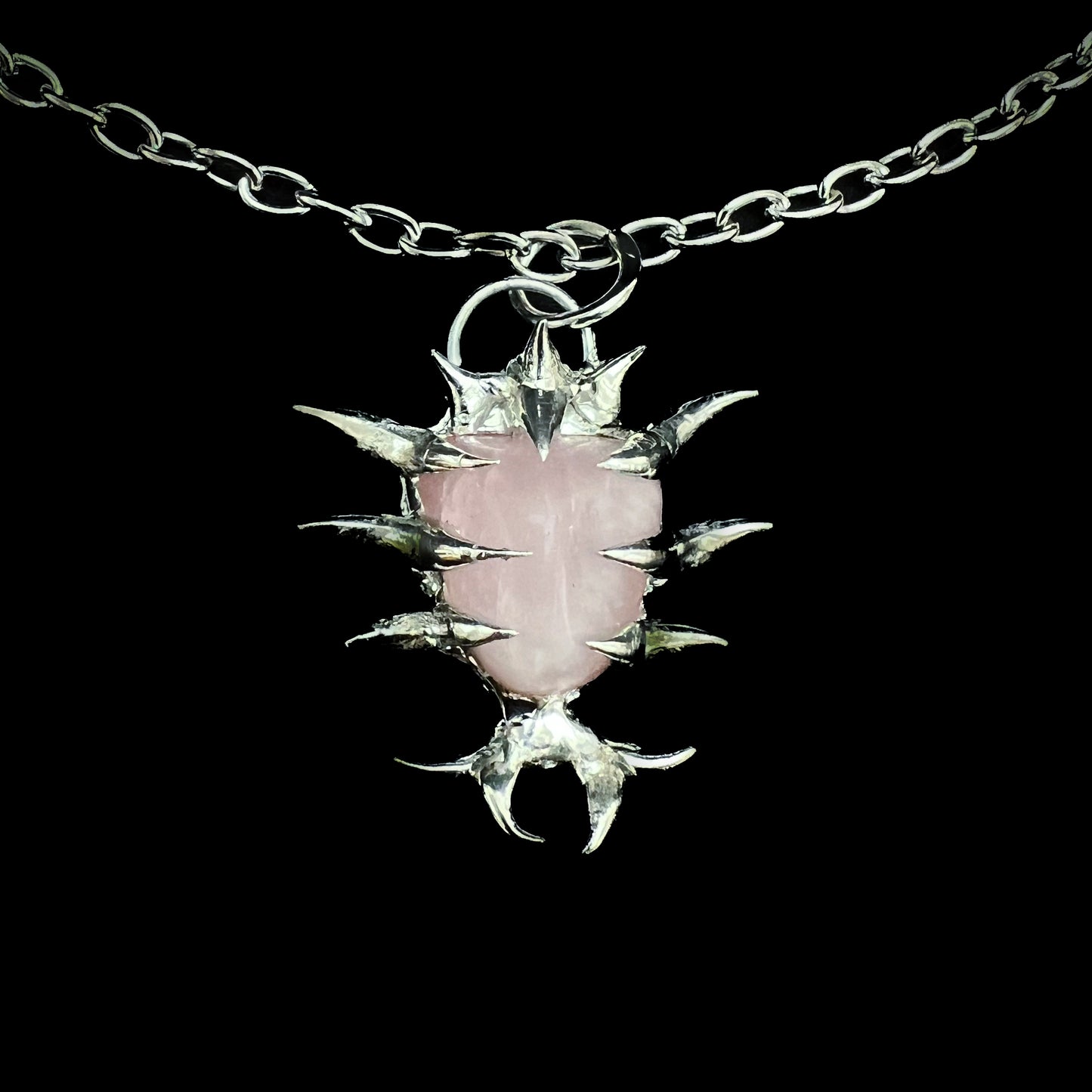 Roseward Pendant – Rosenquarz Halskette