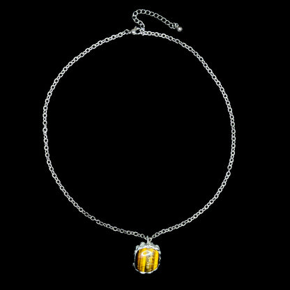 Mystic Bubble Tiger’s Eye Pendant – Tigerauge Halskette